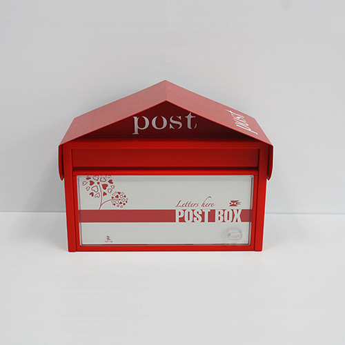 RED post box 우편함